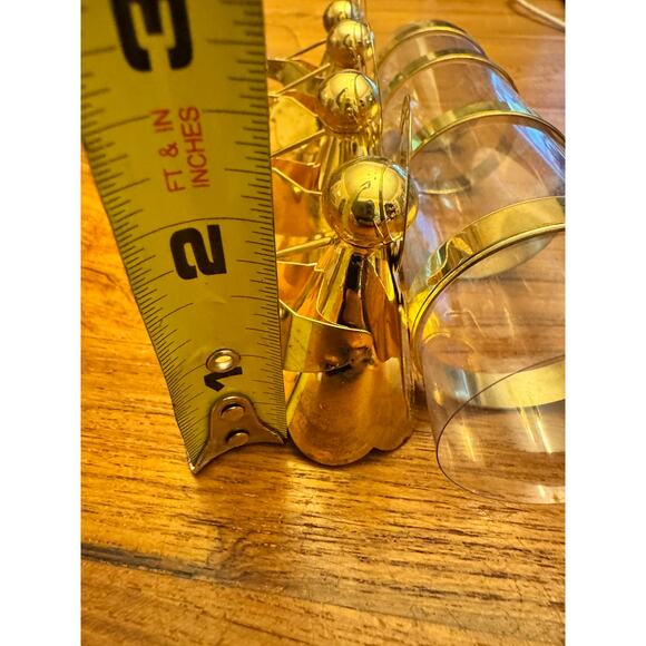 Set of 4 Vintage Gold Tone Christmas Angel Napkin Rings/Holders NIB - Picture 9 of 9